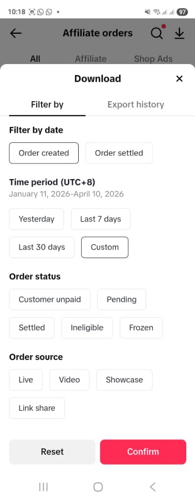 Filter Data